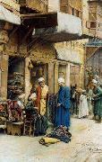 Arab or Arabic people and life. Orientalism oil paintings  378